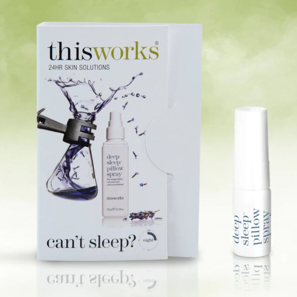🌼 New 🌼 THIS WORKS Deep Sleep Pillow Spray 2.5 ml/0.08 Fl Oz Travel Size